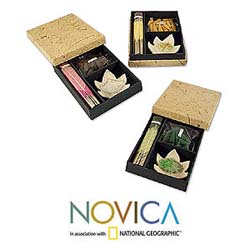 Bamboo 'Gentle Aroma' 3-box Incense Set (Thailand)