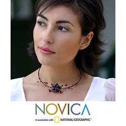 'Crimson Beauty' Garnet Choker (Thailand)