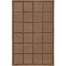 Hand-tufted Embassy Grid Rug (7'6 x 9'6)