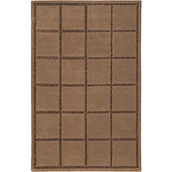 Hand-tufted Embassy Grid Rug (8'6 x 11'6)