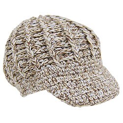 Adi Designs Acrylic Crochet Newsboy Cap