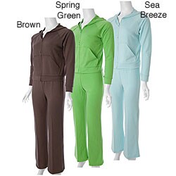 TG USA Junior's Raw Edge 2-piece Loungewear Set