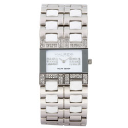 Haurex Italy Luna Women's Steel and White Watch