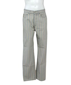 Armani Men's Cotton Striped Jeans