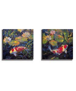 Water Garden Canvas Art Collection by Ostlund