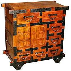 Handmade Oriental Storage Cabinet