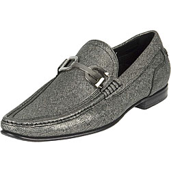 Dolce & Gabbana Men's Grey Leather Slip-ons