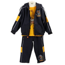 And1 Toddler Boy's 3-piece Black/Gold Outfit