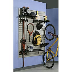Flow Wall 24-square-foot Silver Deluxe Shelf Starter Set