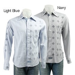 English Laundry Men's Long-sleeve Sackville Shirt