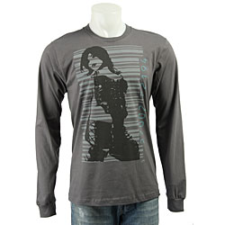 FINAL SALE Existential Men's Concrete 'Barcode Girl' T-shirt