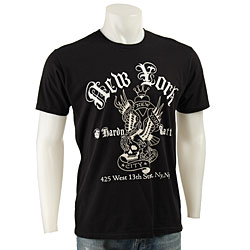 Ed Hardy Men's New York City Gothic Flock T-shirt