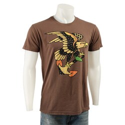 Ed Hardy Men's Premium Eagle Anchor Rhinestone Shirt