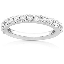 14k White Gold 3/4ct TDW Diamond Wedding Band (H-I, I1-I2)