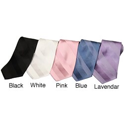 Zanetti Men's Solid Shadow Striped Tie