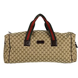 Gucci Large Jacquard Logo Travel Bag