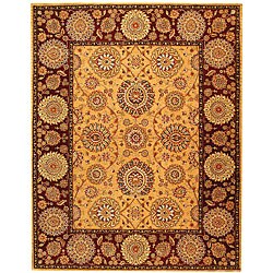 Handmade Ancestry Wool and Silk Rug (7'6 x 9'6)