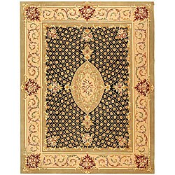 Handmade Persian Court Wool and Silk Rug (8'6 x 11'6)