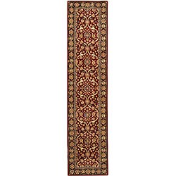 Handmade Persian Court Wool and Silk Rug (2'3 x 10')