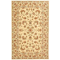 Handmade Persian Court Wool and Silk Rug (5' x 8')