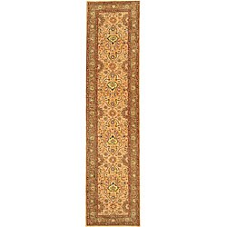 Handmade Legends Wool and Silk Rug (2'3 x 10')