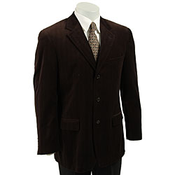 Haspel Men's Brown Velvet Blazer