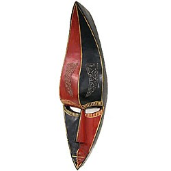 Hand-finished Horn Mask (Ghana)