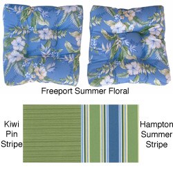 All-weather Square Chair Cushions (Set of 2)
