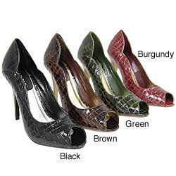 Liliana by Adi Women's Croc Print Pumps