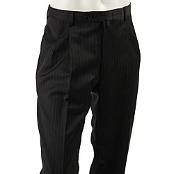 Tommy Hilfiger Men's Navy Stripe Wool Suit Pants