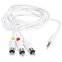Audio and Video Cables | Audio Video Cables - Apple iPod RCA Audio Video Cables