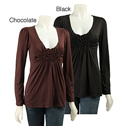 Pathway Women's Smocked Long-sleeve Top