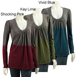 Pathway Women's Dip-dyed V-neck Top