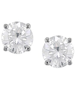 14k Gold 1/2ct TDW Round Premier Diamond Stud Earrings (G-H, I1)