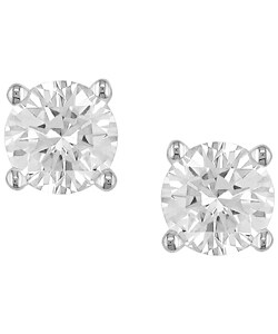 14k Gold 1/2ct TDW Round Diamond Stud Earrings (G-H, SI1)