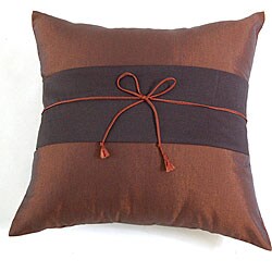 Decorative Brown/ Black Stripe Cushion Cover