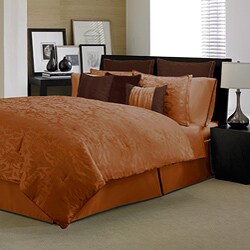 Kensington Paprika/ Chocolate 4-piece Comforter Set