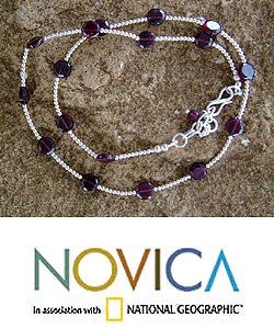 Garnet 'Ripe Cherries' Choker (India)