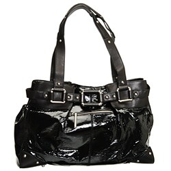 Etienne Aigner Warren II Crinkle Leather Tote