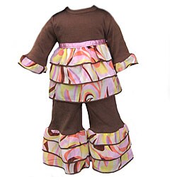 AnnLoren Swirl Rumba Outfit for American Girl Doll
