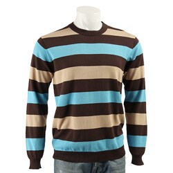 Jed Men's Thick Striped Crew Neck Sweater
