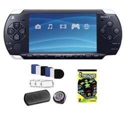PSP Black System with 21 games, and 12 accessories (Refurbished)