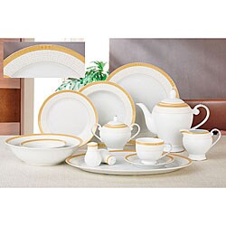 Lorenzo 57-piece Porcelain Dinnerware Set