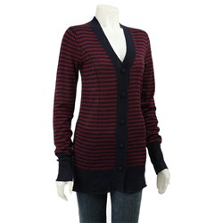 Union Women's Striped Cardigan Sweater