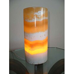 Alabaster Cylinder Lamp (Egypt)