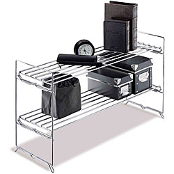 Chrome Stackable Storage Rack
