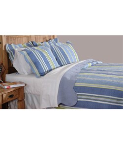 Bay Stripes Quilt Set