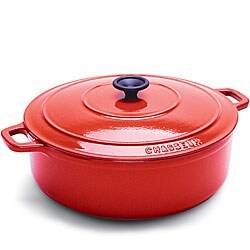 Chasseur Red Round 2-quart Dutch Oven