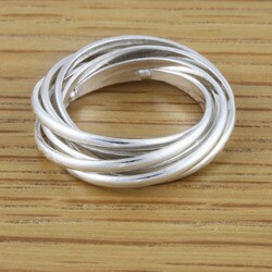 Sterling Silver Roll Ring (Mexico)