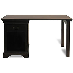 Savanna Rum Desk with CPU Cabinet